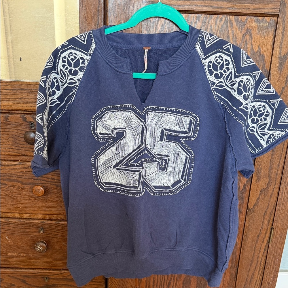Free people shortsleeve sweatshirt